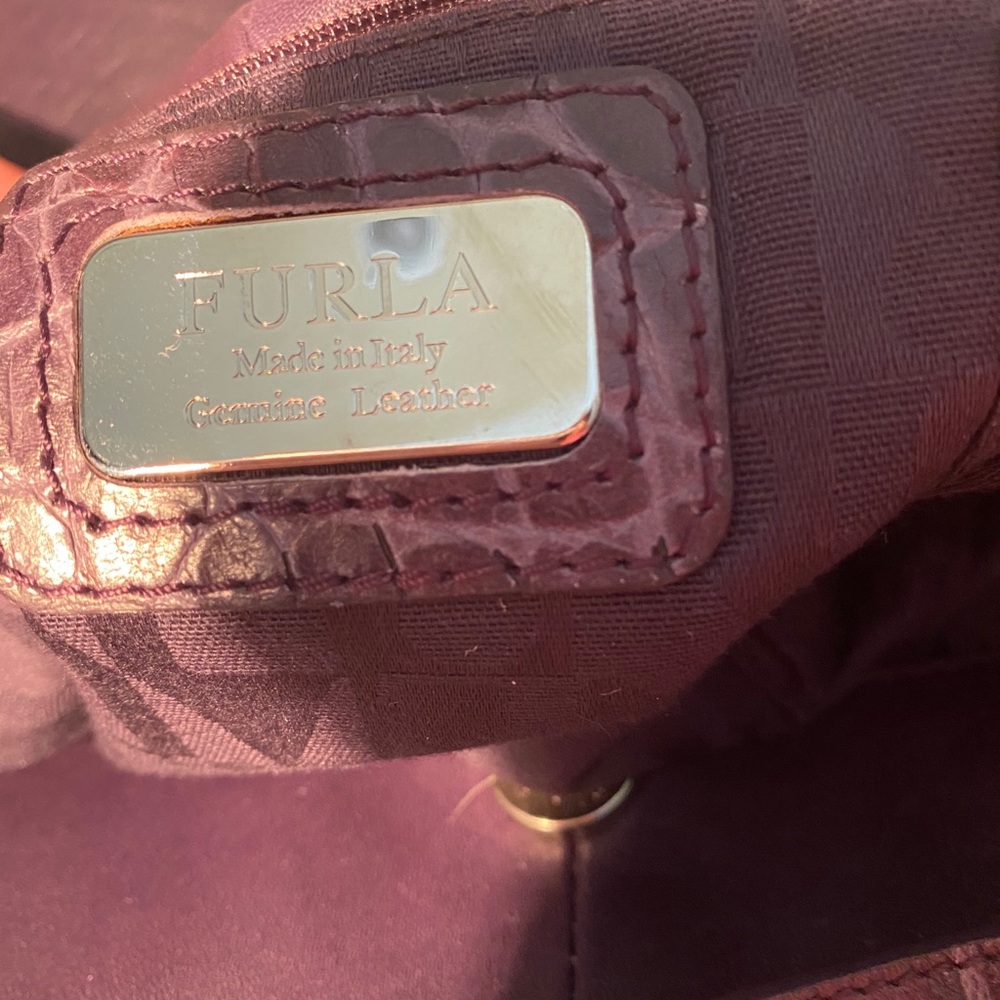 Vintage Furla purple shoulder bag - Picture 9 of 9